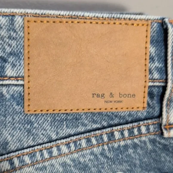 Rag & Bone Alex High Rise Straight Norwalk Button fly size 30 - Picture 6 of 8